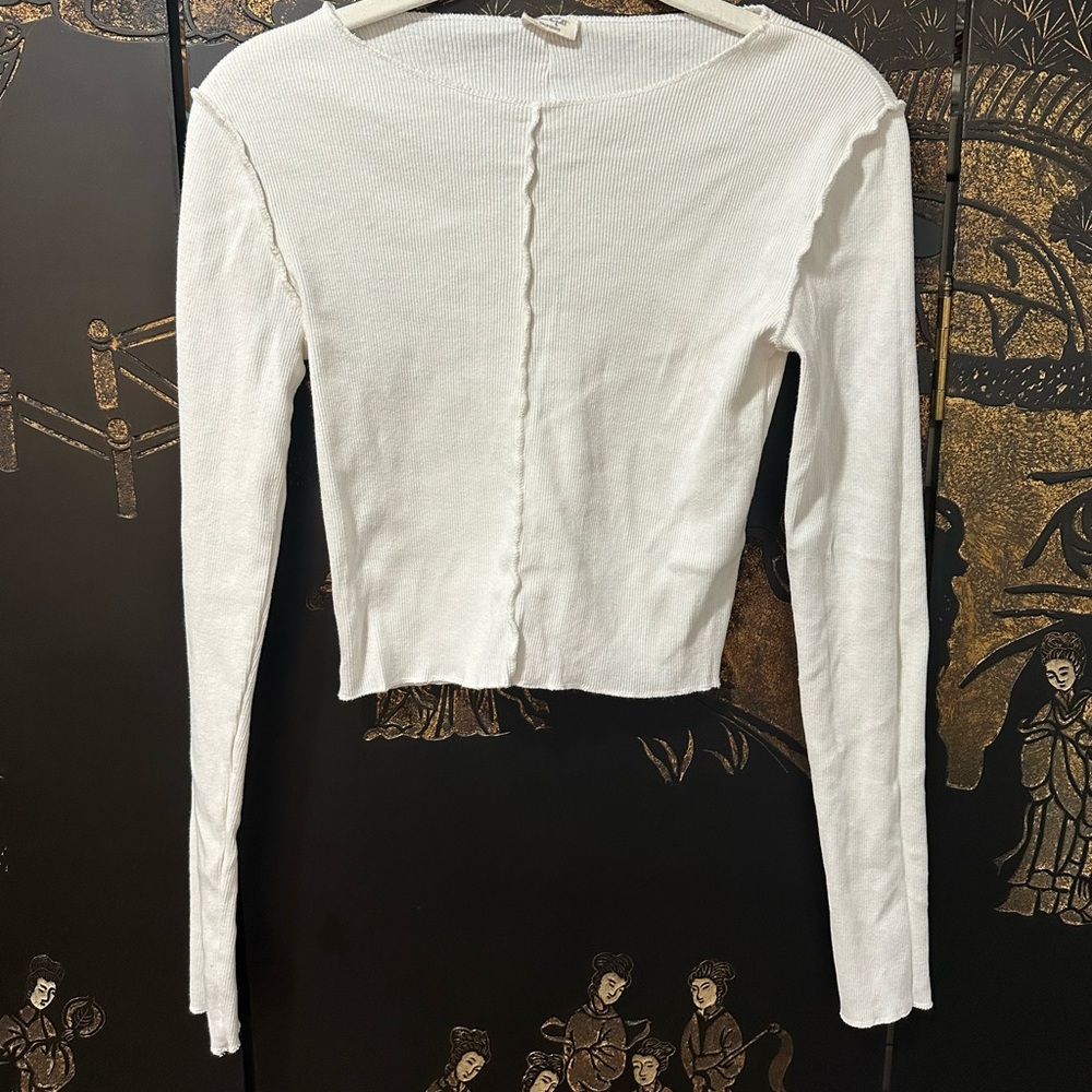 Brandy Melville white long sleeve